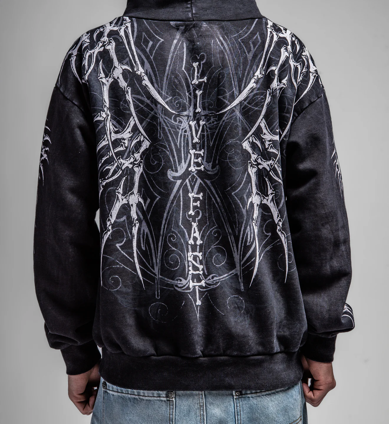Skeleton Zip-up Hood - Image 7