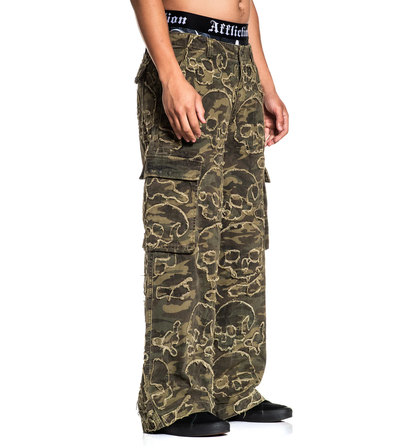 Wide Leg Skull Camo Denim - Image 2