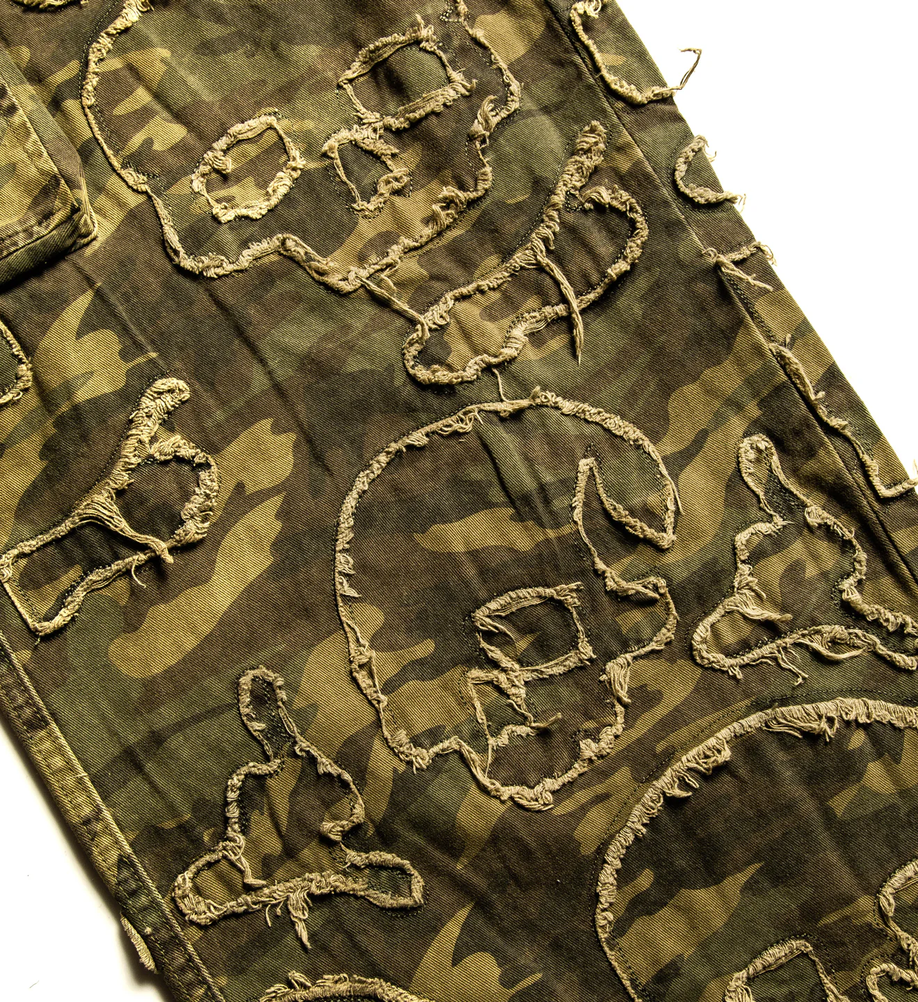 Wide Leg Skull Camo Denim - Image 8