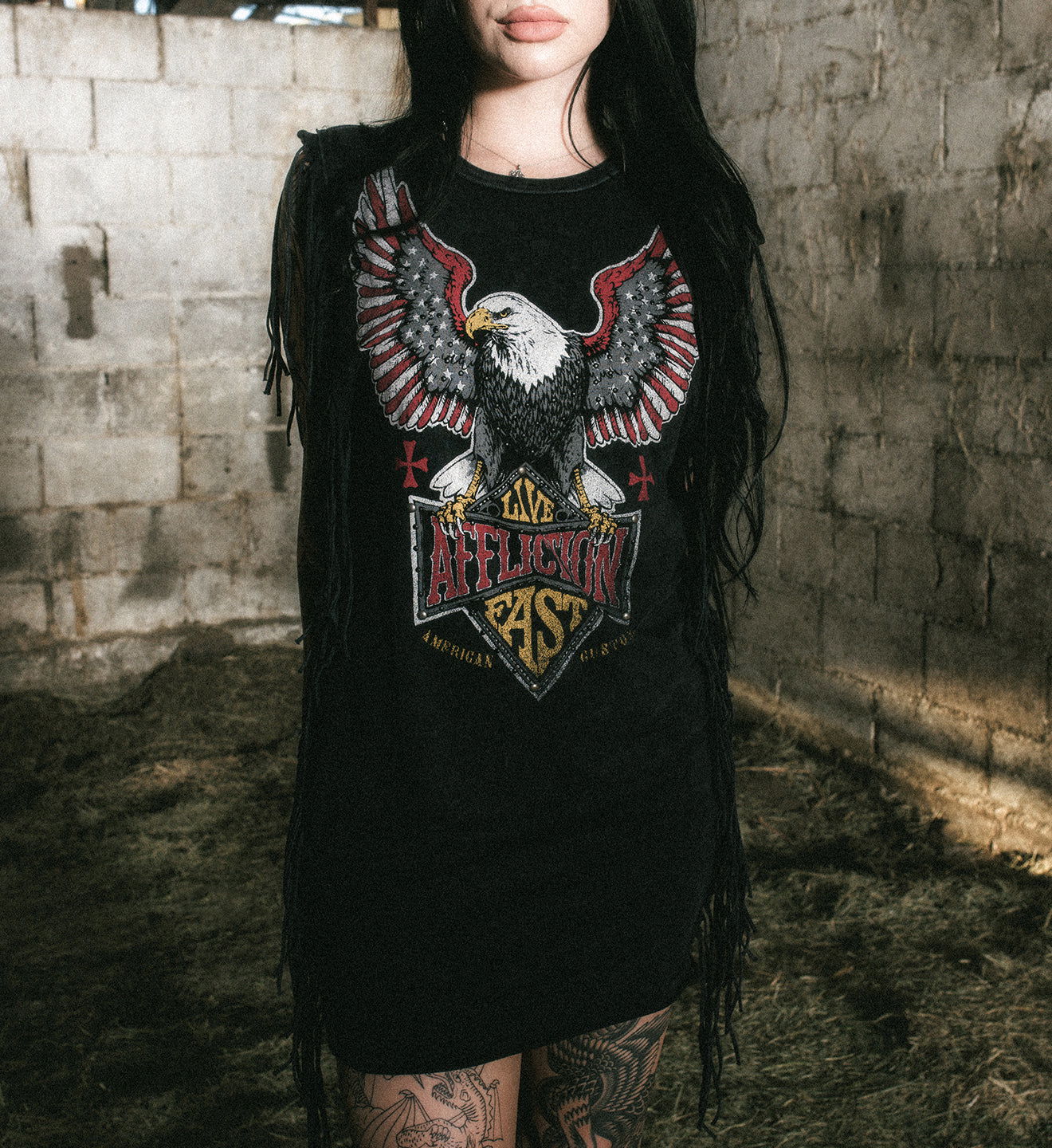 Twin Turbo Fringe Dress - Image 2