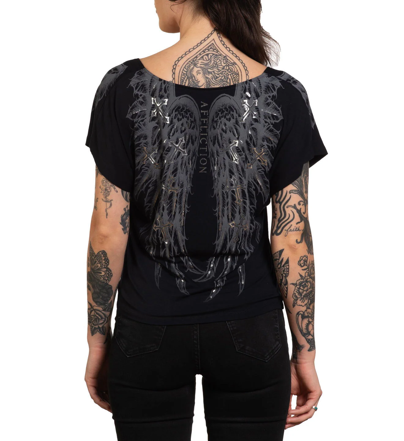 Whispering Thoughts Dolman Tee - Image 2