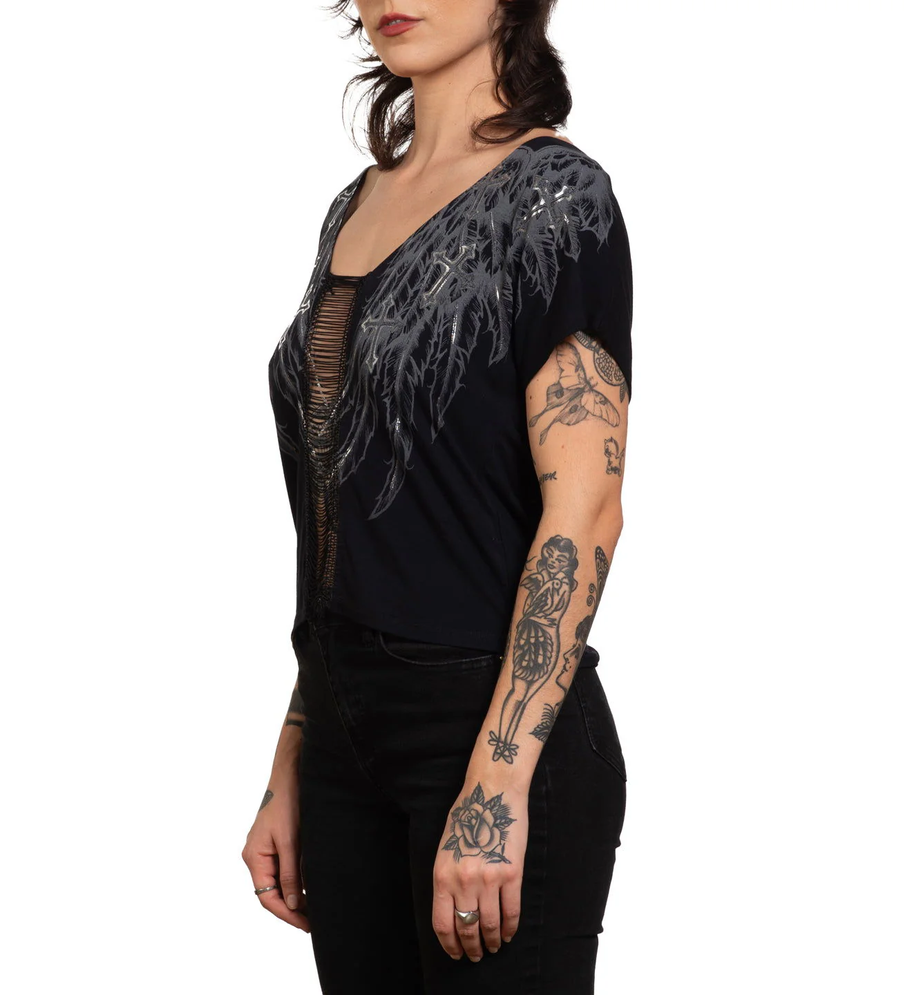 Whispering Thoughts Dolman Tee - Image 4