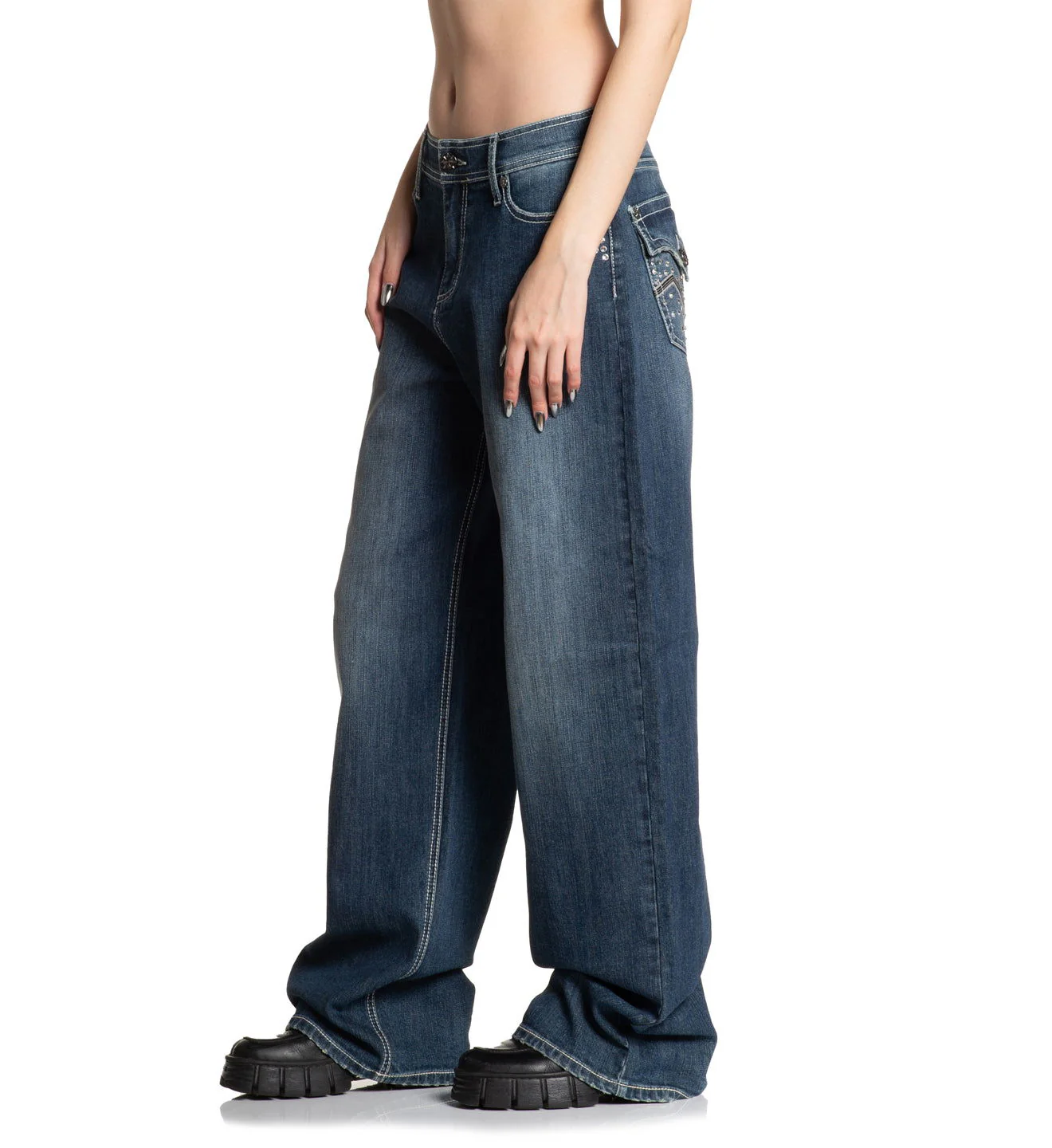Wide Leg Penelope Jeans - Image 11