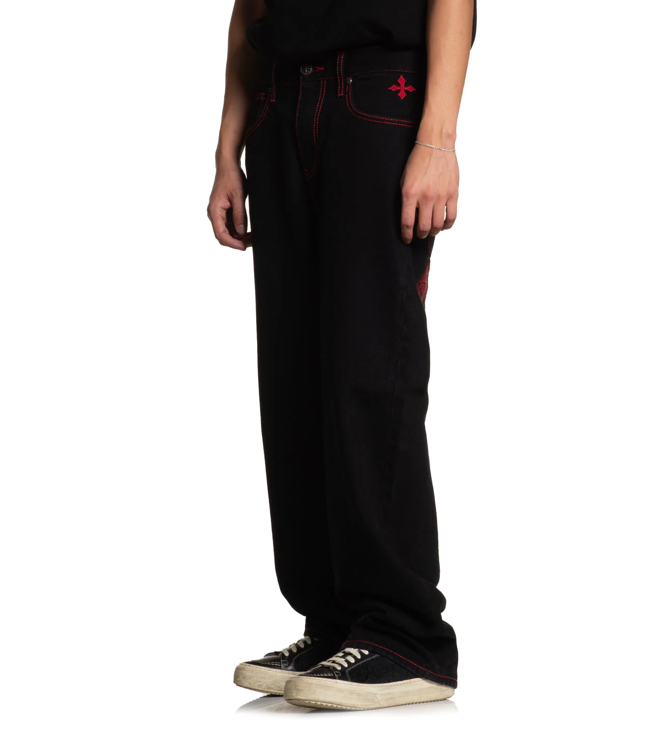 Wide Leg Wings Jeans - Image 12