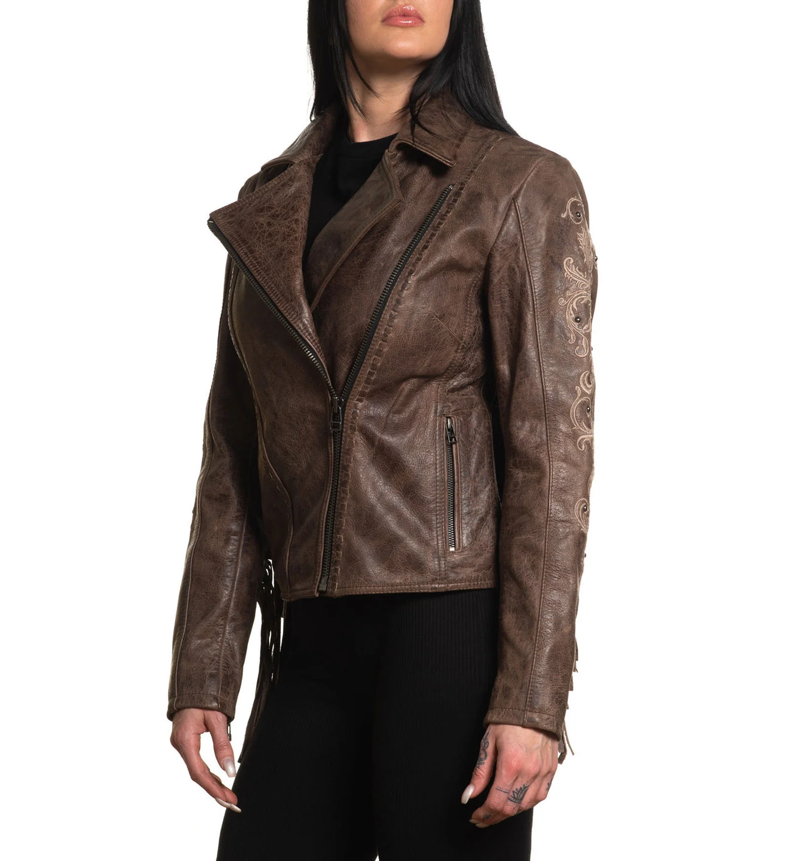 Willow Leather Jacket - Image 3