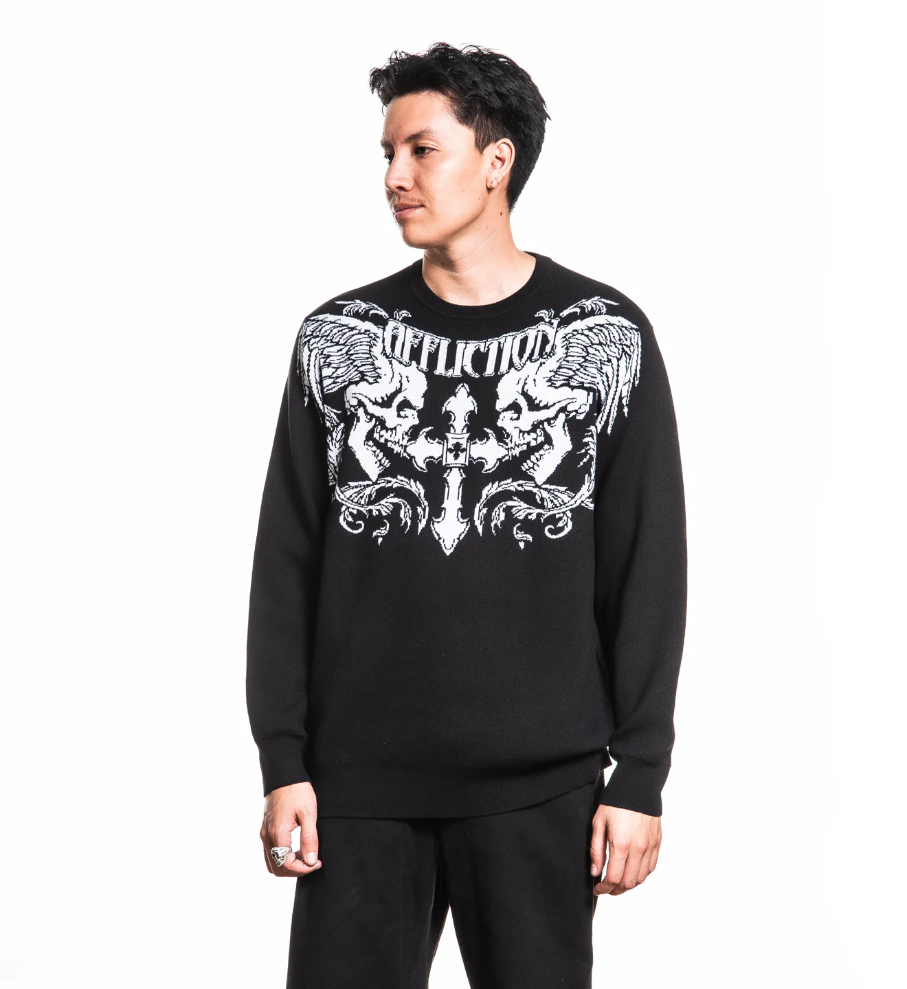 Winged Up Knit Sweater - Image 3