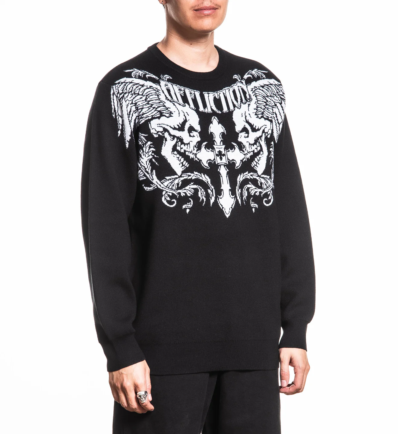 Winged Up Knit Sweater - Image 4