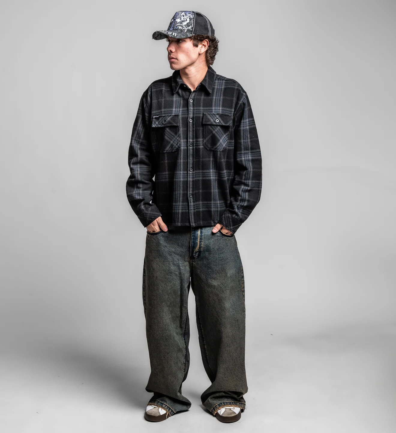Winged Up Flannel Shirt - Image 8