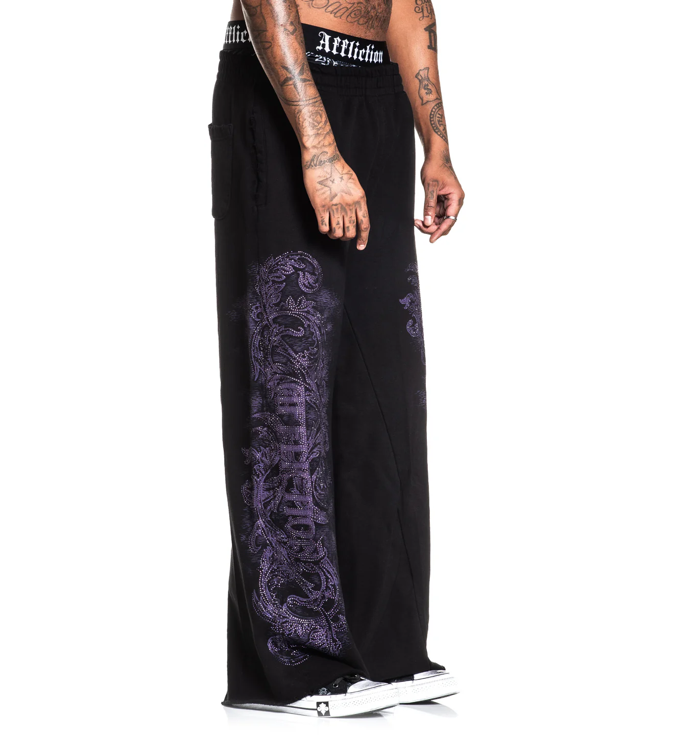 Winged Up Wide Leg Pant - Image 3