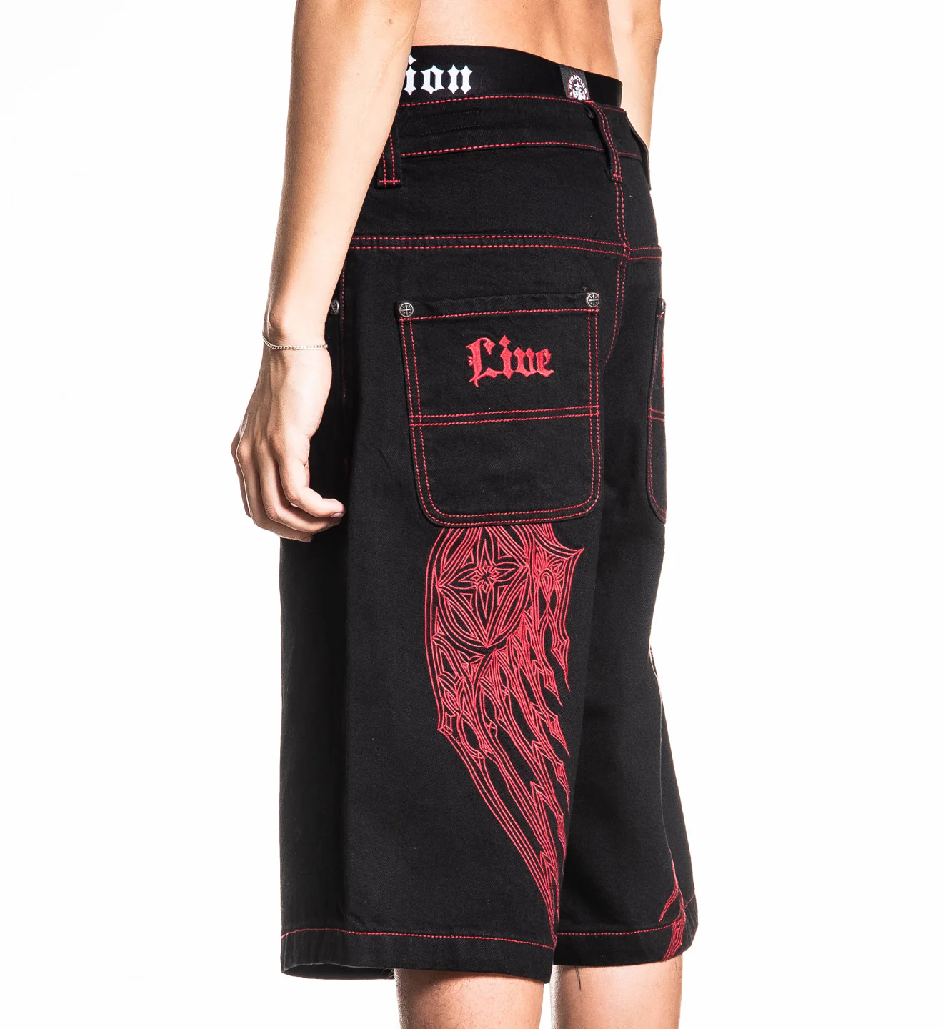 Wings Denim Short - Image 6